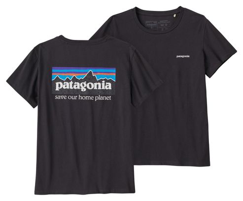T-Shirt Femme Patagonia P-6 Mission Organic Noir