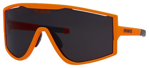 Pair of Pit Viper The Factory Team Try Hard Orange/Black Goggles