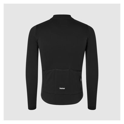 Langarmtrikot GripGrab Gravelin Merinotech Thermal Schwarz