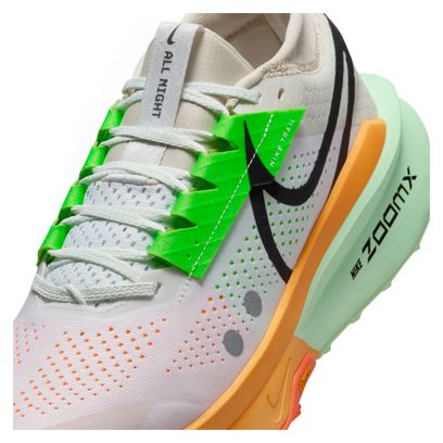 Nike Zegama Trail 2 White Orange Green Men's Trail Shoe