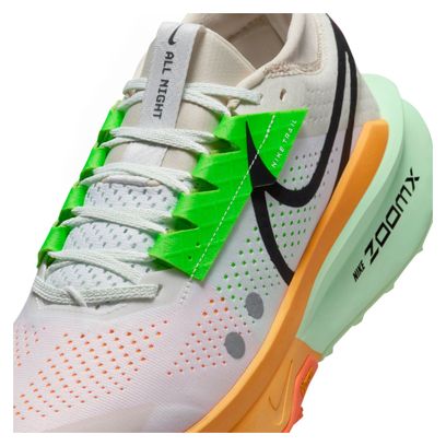 Nike Zegama Trail 2 White Orange Green Men's Trail Shoes