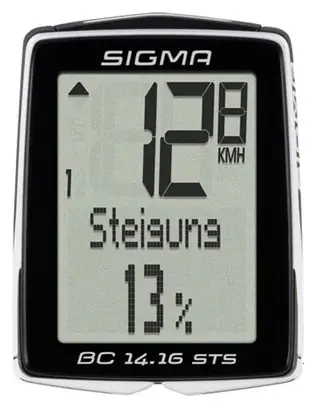 Produit Recondiionné - Compteur SIGMA BC 14.16 STS Noir