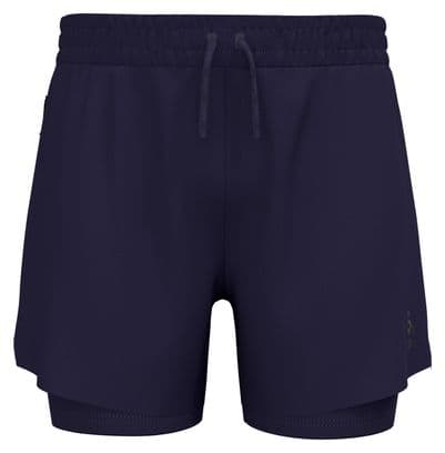 Odlo Zeroweight 5'' Dunkelblau 2-in-1 Shorts