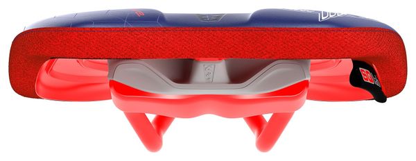 Sella SQlab 611 Ergowave Active 2 1 Ltd Wings For Life Blu Rosso