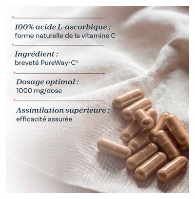 Vitamine C Pureway-c® (60 Gélules) - Nutraclear -  Vitamine C
