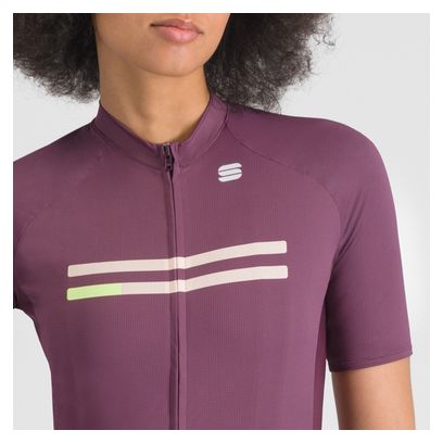 Sportful Starlight Damestrui met Korte Mouw Bordeaux