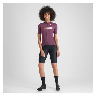 Sportful Starlight Damestrui met Korte Mouw Bordeaux