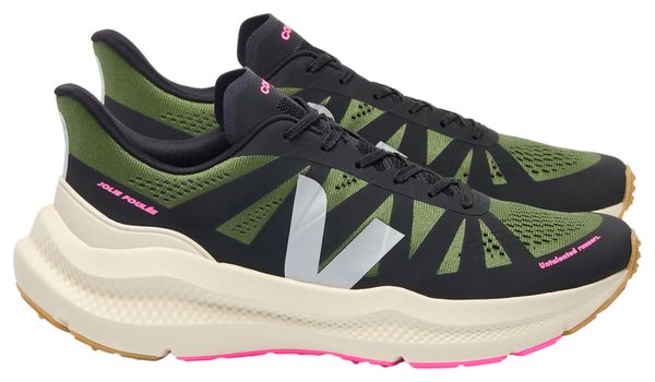 Veja Condor 3 Advanced x Jolie Foulée Militar Zwart/Kaki/Roos Damesschoenen