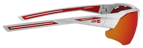 Lunettes AZR GALIBIER Blanc / Rouge Ecran Rouge Multicouche