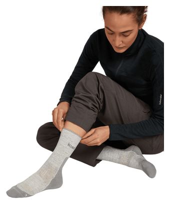Calze Icebreaker Merino Hike+ Crew Grey Donna
