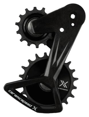 Cubierta de desviador Ceramicspeed OSPW X Alpha para Sram XPLR E1 13V, color negro