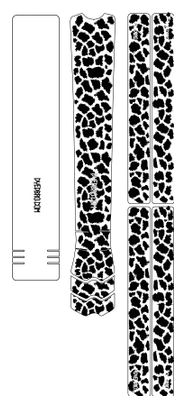 Dyedbro Frame K Mack Animal Print Frame Protective Film Black