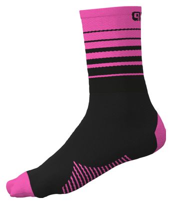 Calzini Alé ONE Rosa Neon/Nero