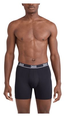 Saxx Essential Performance Mesh Brief Fly Boxershorts Zwart Heren (3-pack)