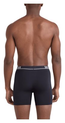 Saxx Essential Performance Mesh Brief Fly Boxershorts Zwart Heren (3-pack)
