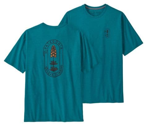 Camiseta Patagonia Clean Climb Trade Azul