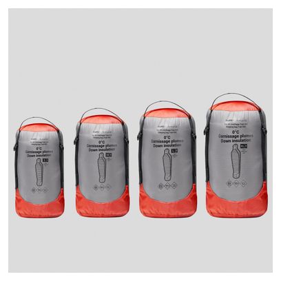 Sleeping Bag Forclaz Trek 900 Degrees Large Orange