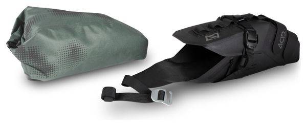 Acid Pack Pro 11L Saddle Bag Black Green