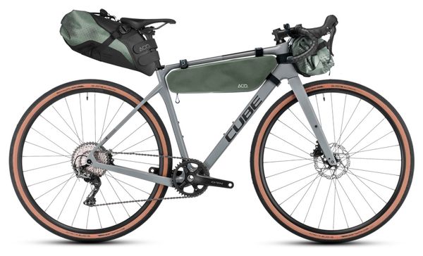 Acid Pack Pro 11L Saddle Bag Black Green