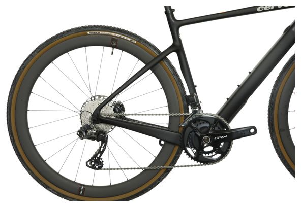 Gravel Bike Cervelo Aspero 5 Shimano GRX 815 Di2 11V Five Schwarz 2024