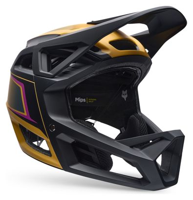 Casco integrale Fox Proframe RS Heatstack giallo