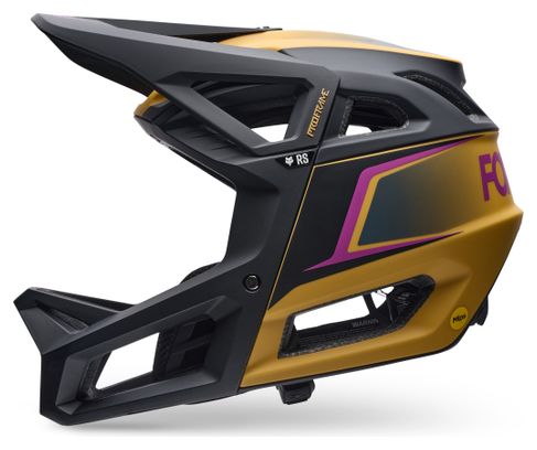Casco integrale Fox Proframe RS Heatstack giallo