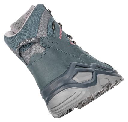 Chaussures de Randonnée Femme Lowa Renegade Evo Gore-Tex Mid Bleu