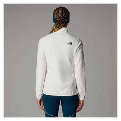 The North Face 100 Glacier 1/4 Zip Donna Polare Bianco