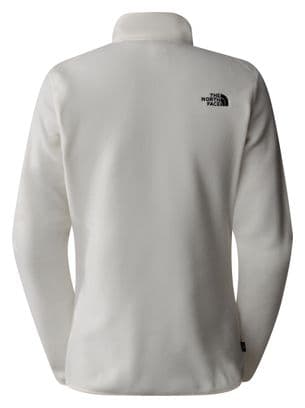 The North Face 100 Glacier 1/4 Zip Women's Fleece White