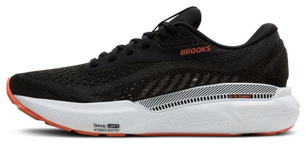 Brooks Adrenaline GTS 24 Hardloopschoenen Zwart/Grijs/Rood Heren