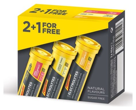 2 + 1 PowerBar Nergetic Drinks 5 Multi-Parfüm-Elektrolyte 10 Tabletten