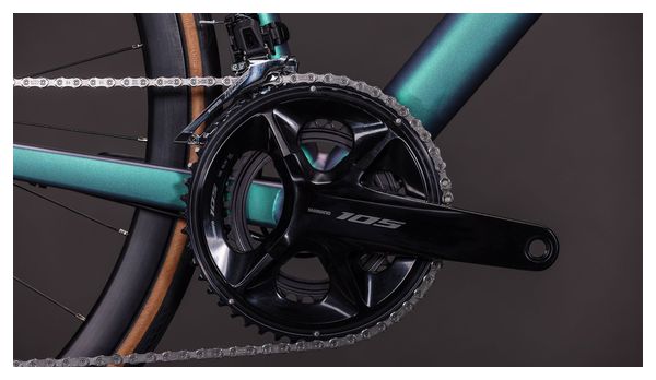 Cube Attain SLX Road Bike Shimano 105 12S 700 mm Smaragd Blue Green 2026