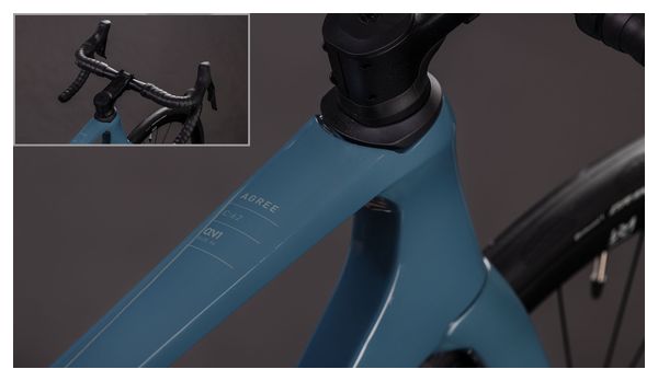 Cube Agree C:62 One Road Bike Shimano 105 Di2 12S 700 mm Storm Grey Blue 2026