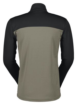Maglione Scott Defined Light 1/2 Zip Nero/Verde Uomo