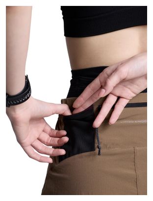 Pantalones cortos X-Bionic Corefusion Run Perform beige para mujer