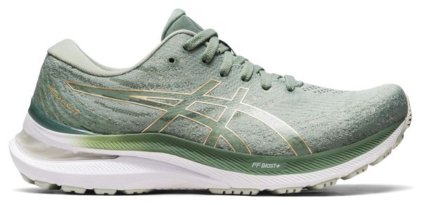 Asics Gel Kayano 29 Running Shoes Green Gold Women's