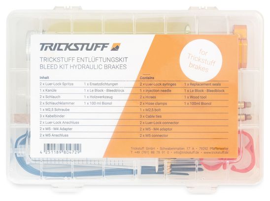 Kit de Purge Trickstuff pour Freins à Disque Hydrauliques Trickstuff