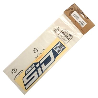 Kit di decalcomanie RockShox SID Ultimate 29'' Bianco Blu