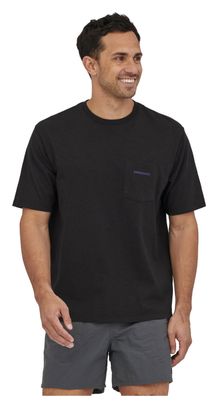 T-Shirt Patagonia Boardshort Logo Pocket Noir