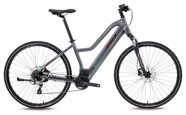 Producto Reacondicionado - BH Atom Jet Shimano Acera 8V 500 Wh 700 mm Bicicleta Eléctrica de Montaña Gris