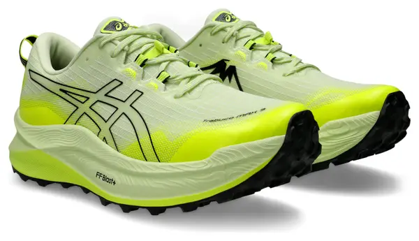 Asics Trabuco Max 3 Verde Amarillo Zapatillas de trail para hombre