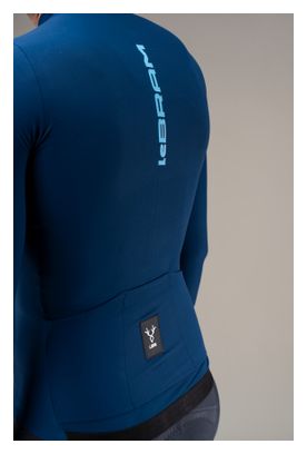 Lebram Race Men's Mid-Season Long-Sleeve Jersey, Navy Blue