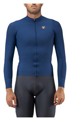 Lebram Race Langarm-Trikot für Herren für die Übergangszeit, marineblau