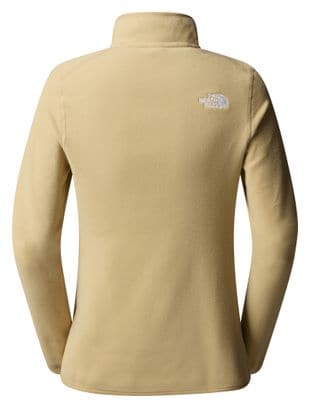 Polaire Femme The North Face 100 Glacier 1/4 Zip Beige