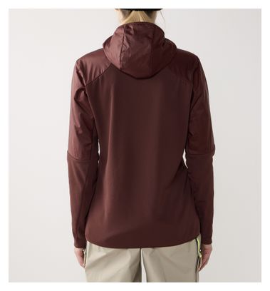 Haglöfs Nallo Touring Hybrid fleece, rood, dames