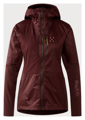 Haglöfs Nallo Touring Hybrid fleece, rood, dames