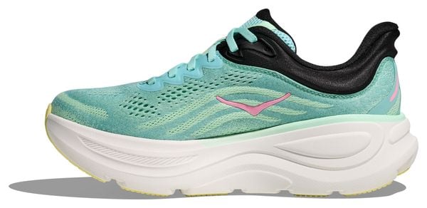 Hoka Bondi 9 Running Schuh Blau/Pink Women