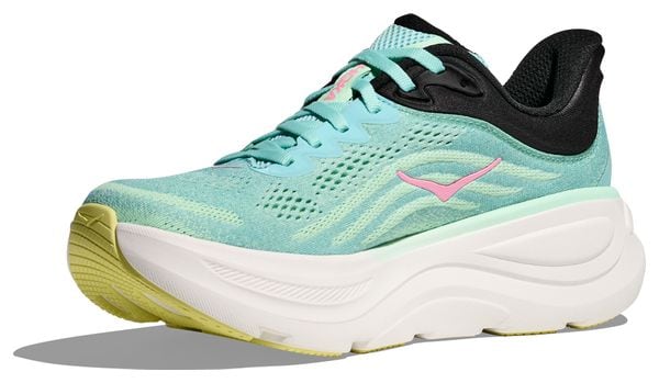 Hoka Bondi 9 Running Schuh Blau/Pink Women