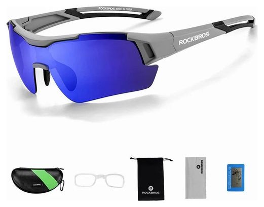 Lunettes de Cyclisme Polarisées Sports VTT - noir