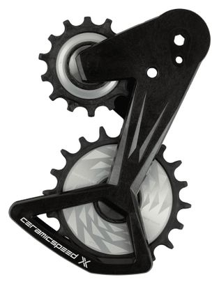 Cubierta de desviador Ceramicspeed OSPW X Alpha para Sram XPLR E1 13V, color plateado